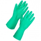 RUBBER GLOVES GREEN LRG